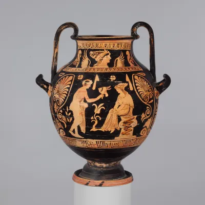 Terracotta nestoris (two-handled jar)