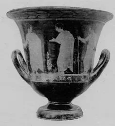 KRATER, CALYX (SOUTH ITALIAN, APULIAN, RED-FIGURE)
