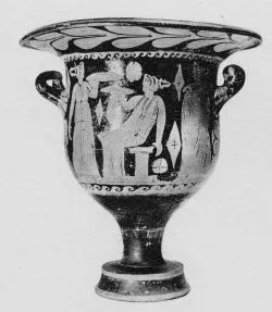 KRATER, BELL (SOUTH ITALIAN, CAMPANIAN, RED-FIGURE)