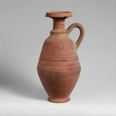 Terracotta jug