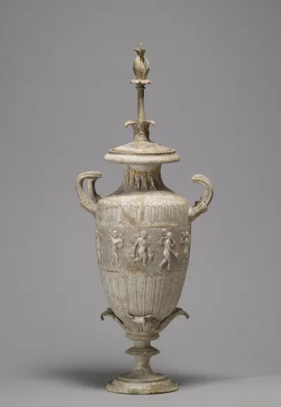 Amphora with Polychrome and Relief Decoration