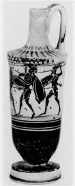 LEKYTHOS, FRAGMENT (ATHENIAN, BLACK-FIGURE)