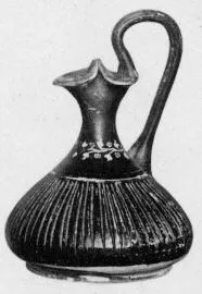 JUG (SOUTH ITALIAN, GNATHIAN, BLACK GLAZE)
