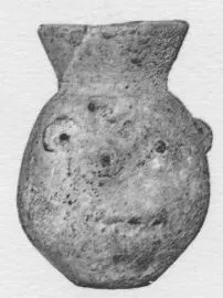 FIGURE VASE (EGYPTIAN, ENAMEL)