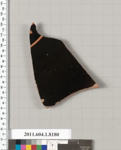 Terracotta fragment of a kylix (drinking cup)
