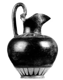 OINOCHOE (ETRUSCO-CORINTHIAN, BLACK-FIGURE)