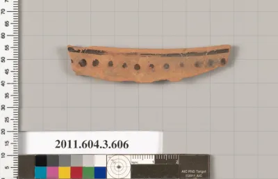 Terracotta fragment of a column-krater (bowl for mixing wine and water)