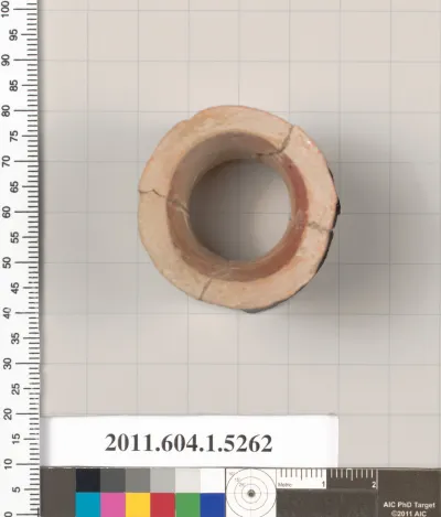 Terracotta fragment of a kylix (drinking cup)