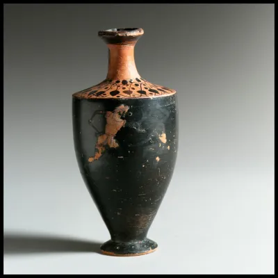 Terracotta lekythos (oil flask)