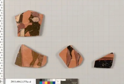 Terracotta fragments of a neck-amphora (jar)