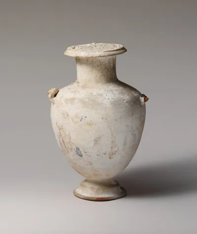 Terracotta Hadra hydria (water jar)