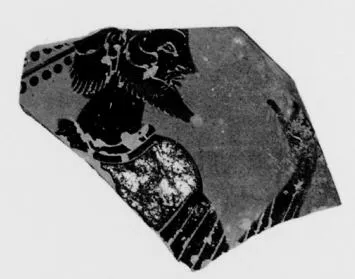 LEKYTHOS, FRAGMENT (ATHENIAN, BLACK-FIGURE)