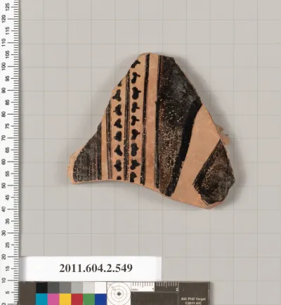 Terracotta fragment of a column-krater (bowl for mixing wine and water)