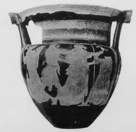 KRATER, COLUMN (ATHENIAN, RED-FIGURE)