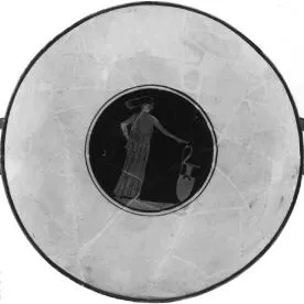 CUP, STEMLESS (ATHENIAN, RED-FIGURE)