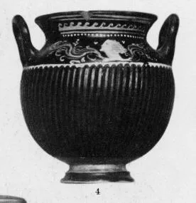 STAMNOS (SOUTH ITALIAN, GNATHIAN, BLACK GLAZE)