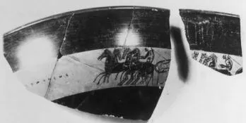 CUP, LITTLE MASTER BAND, FRAGMENTS (ATHENIAN, BLACK-FIGURE)