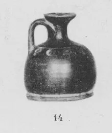 LEKYTHOS, SQUAT (ITALIOTE, BLACK GLAZE)