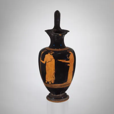 Terracotta oinochoe (jug)