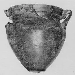 KRATER, COLUMN (LACONIAN, BLACK GLAZE)