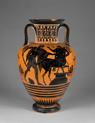 Attic Black-Figure Neck Amphora