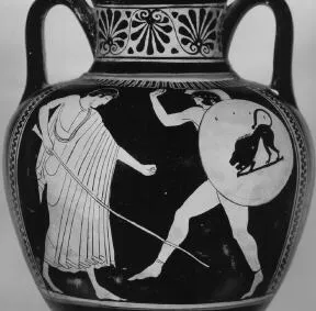 AMPHORA, NECK (ATHENIAN, RED-FIGURE)