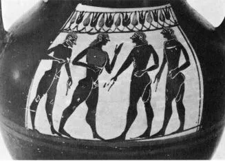 AMPHORA, BELLY, TYPE B (ATHENIAN, BLACK-FIGURE)