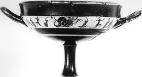 CUP, LITTLE MASTER BAND (ATHENIAN, BLACK-FIGURE)