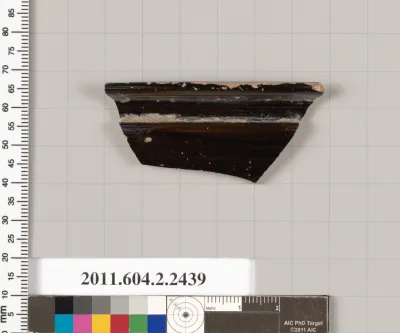 Terracotta rim fragment from a kalathos?