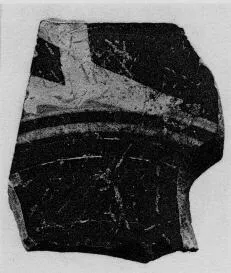 CUP, FRAGMENT (ETRUSCAN, PSEUDO RED-FIGURE)