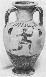 AMPHORA, NECK (ATHENIAN, BLACK-FIGURE)