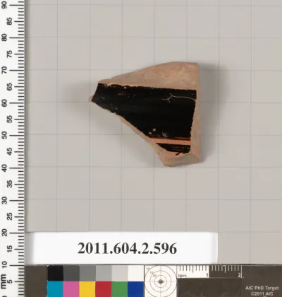 Terracotta fragment of a column-krater (bowl for mixing wine and water)