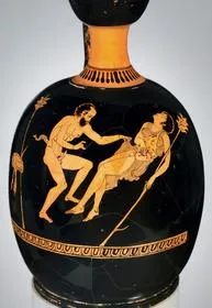 LEKYTHOS, SQUAT (ATHENIAN, RED-FIGURE)