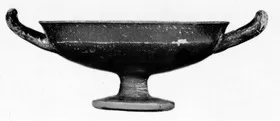 CUP (SOUTH ITALIAN, BLACK GLAZE)
