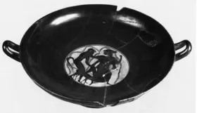 CUP B (ATHENIAN, BLACK-FIGURE)