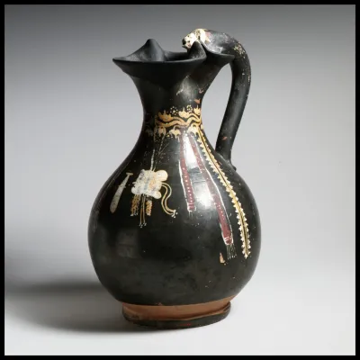 Terracotta oinochoe (jug)