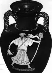 AMPHORA, NECK (ATHENIAN, RED-FIGURE)