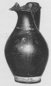 OINOCHOE (SOUTH ITALIAN, GNATHIAN, BLACK GLAZE)