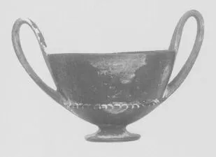 KANTHAROS (ETRUSCAN, BUCCHERO)