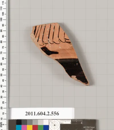 Terracotta fragment of a column-krater (bowl for mixing wine and water)