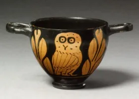 SKYPHOS (ATHENIAN, RED-FIGURE)