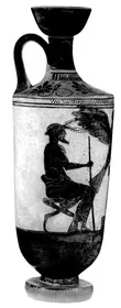 LEKYTHOS (ATHENIAN, BLACK-FIGURE)