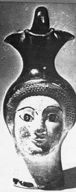 FIGURE VASE (ATHENIAN, RED-FIGURE)