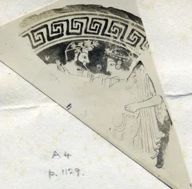 PLATE, FRAGMENT (ATHENIAN, RED-FIGURE)