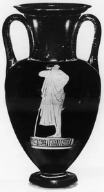 AMPHORA, NECK (ATHENIAN, RED-FIGURE)