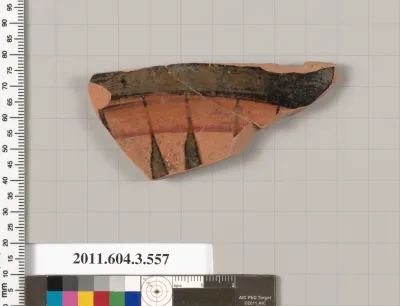 Terracotta fragment of a column-krater (bowl for mixing wine and water)