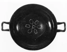 CUP, STEMLESS (SOUTH ITALIAN, APULIAN, BLACK GLAZE)