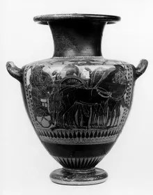 HYDRIA (ATHENIAN, BLACK-FIGURE)