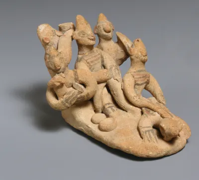 Terracotta group: scene of punishment