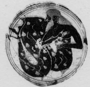 CUP, FRAGMENT (ATHENIAN, BLACK-FIGURE)